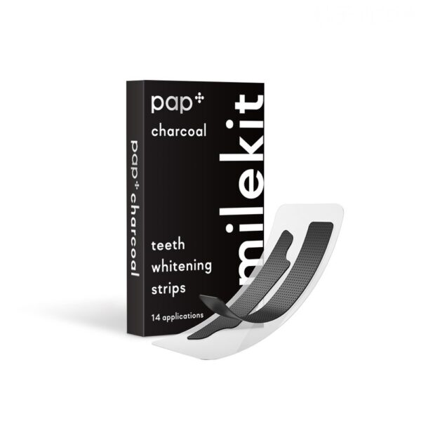 Smilekit Premium, PAP + Activated Charcoal Whitening Strips - Image 2