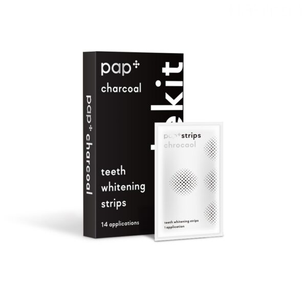 Smilekit Premium, PAP + Activated Charcoal Whitening Strips - Image 4